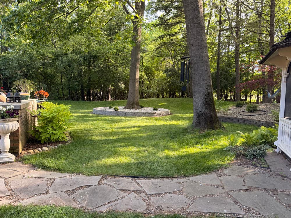 Project Paver Tree Ring with Boxwoods and Lavender in Kalamazoo image