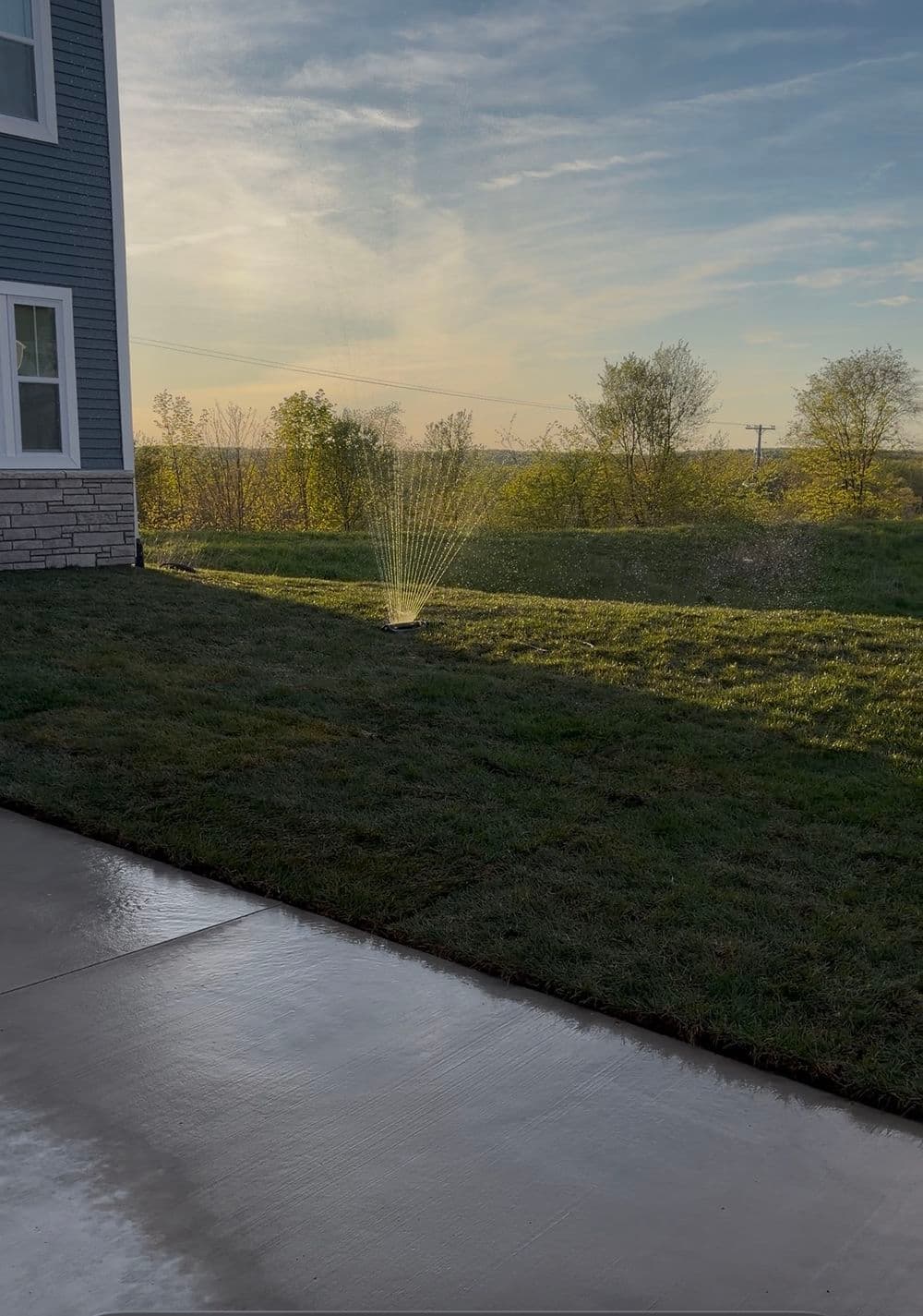Gallery photos for New Home Sod Installation Replaces Sandy Fill Dirt in Galesburg: Image #6