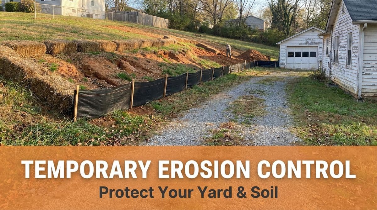 Temporary Erosion Control While You Await a Retaining Wall image