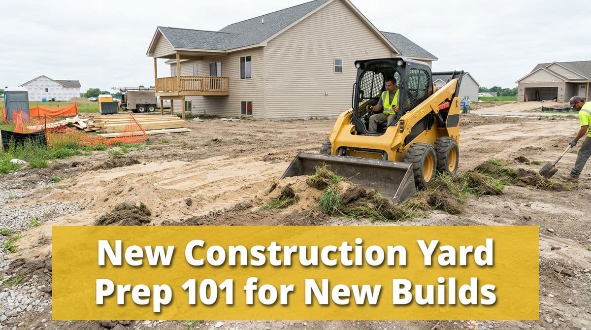 New Construction Yard Prep 101 for New Builds image